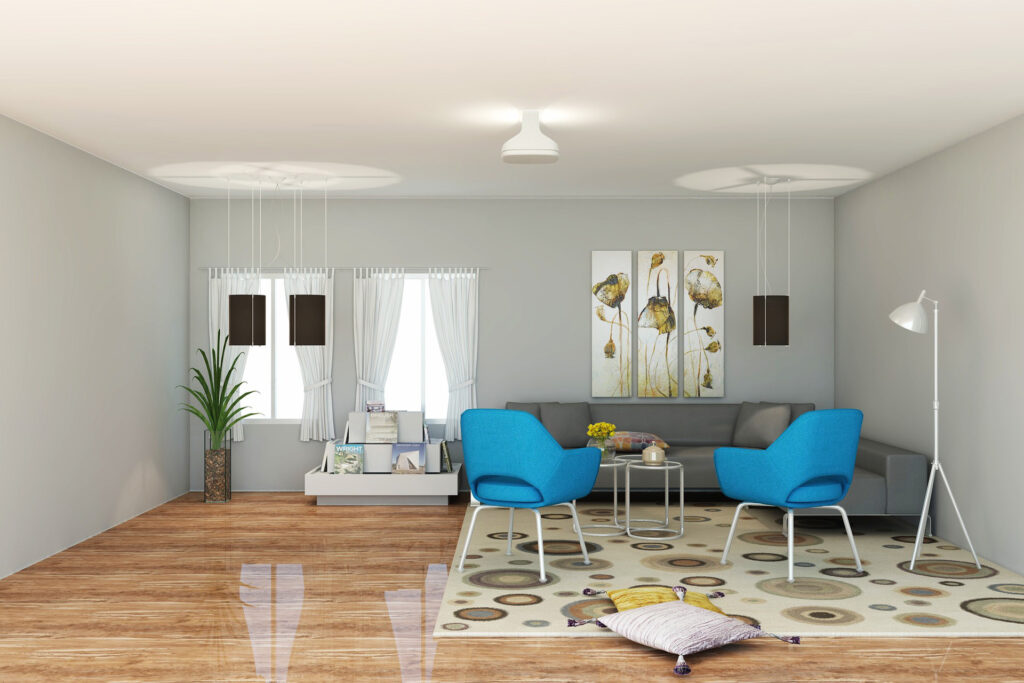 LIVING ROOM SPC FLOOR
